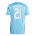 Maillot de foot Belgique Timothy Castagne #21 Extérieur vêtements Europe 2024 Manches Courtes